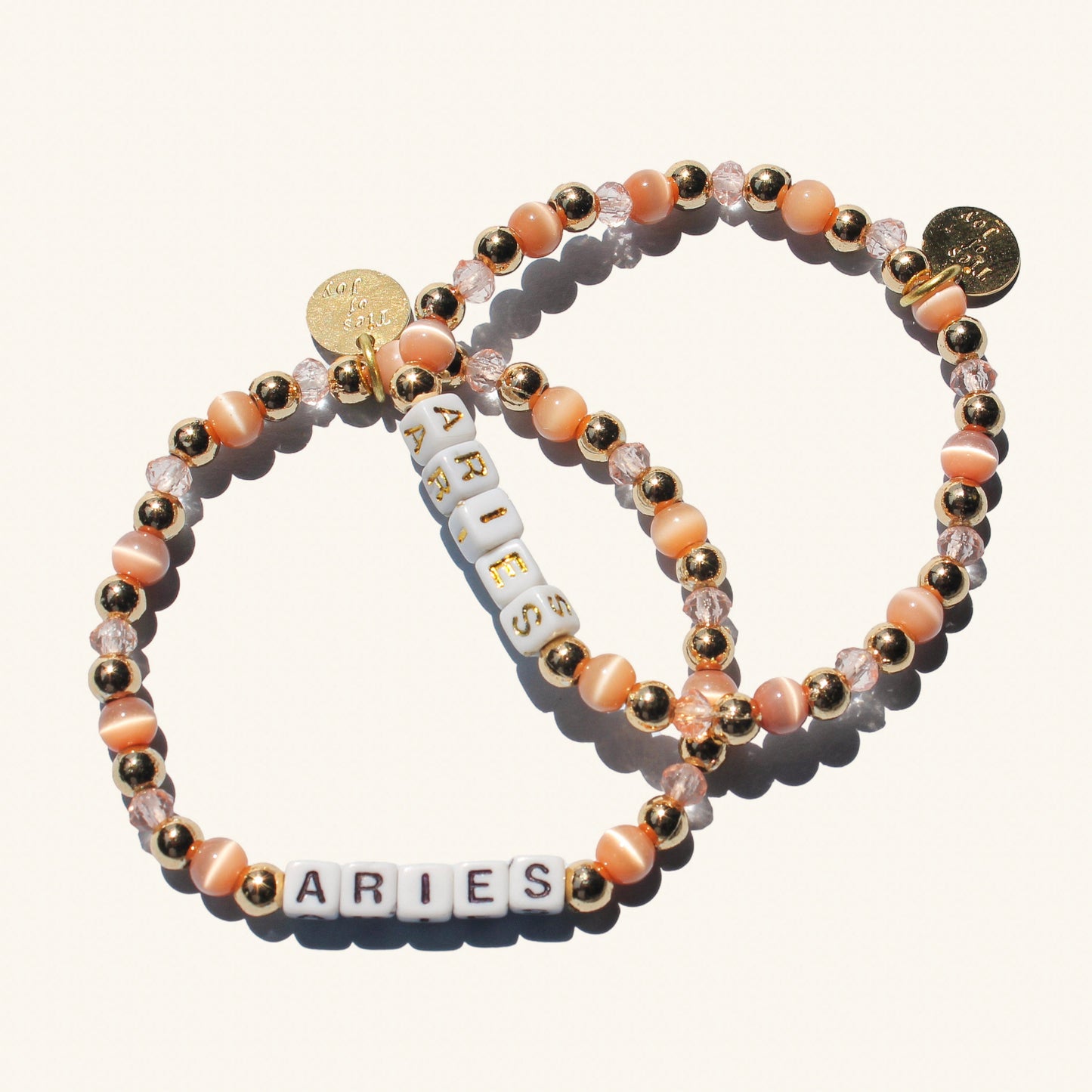 Aries - “Fearless Fire” Bracelet – Custom handmade beaded bracelet with personalized name or mantra. Perfect for gifting, self-expression, and meaningful everyday wear.