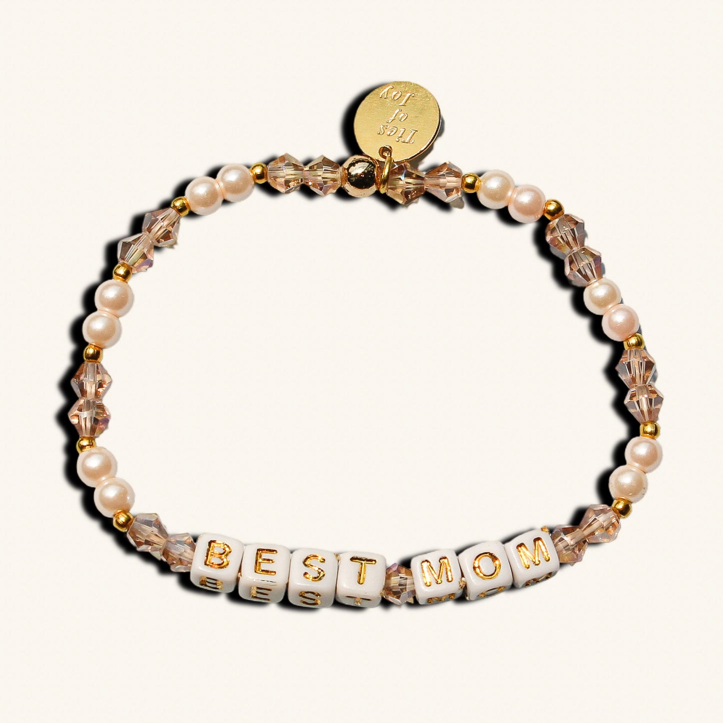 Best Mom – Custom handmade beaded bracelet with personalized name or mantra. Perfect for gifting, self-expression, and meaningful everyday wear.