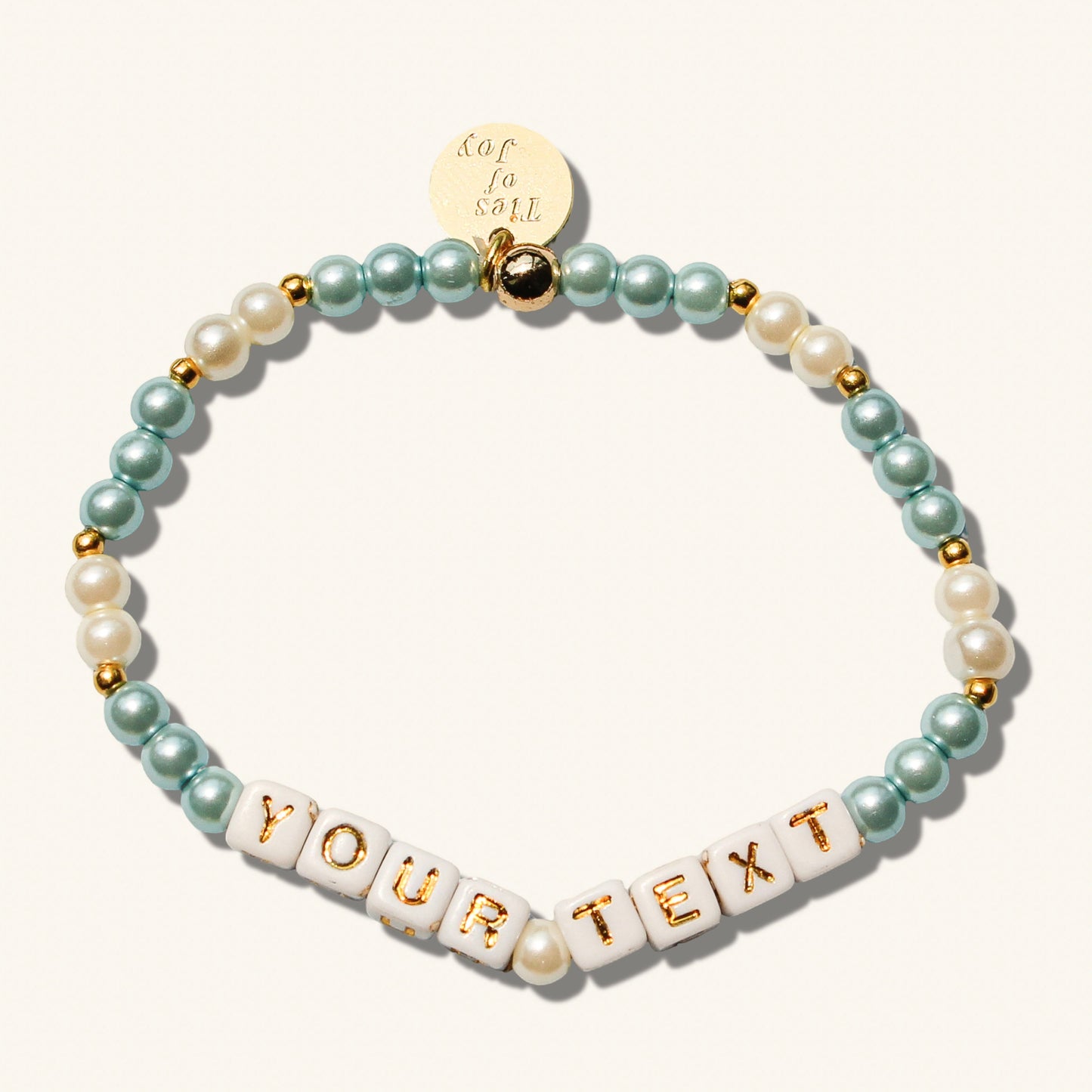 Custom - Sea of Words – Custom handmade beaded bracelet with personalized name or mantra. Perfect for gifting, self-expression, and meaningful everyday wear.