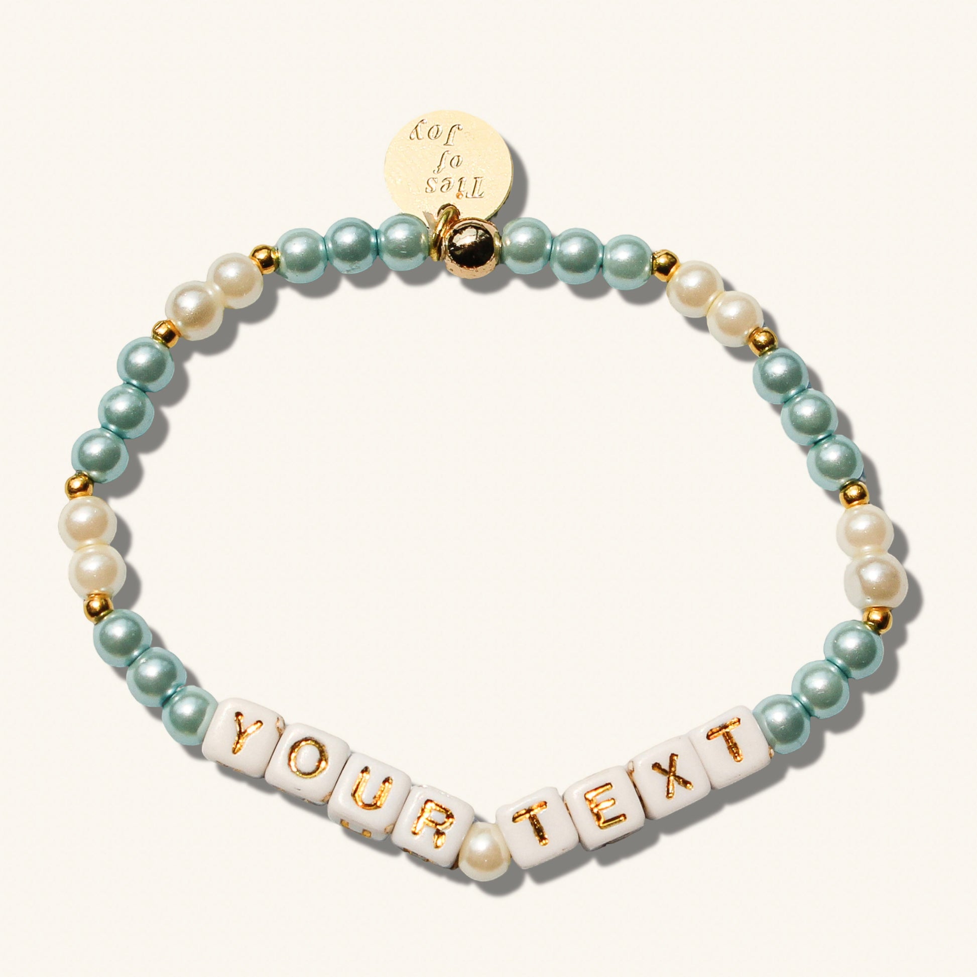 Custom - Sea of Words – Custom handmade beaded bracelet with personalized name or mantra. Perfect for gifting, self-expression, and meaningful everyday wear.
