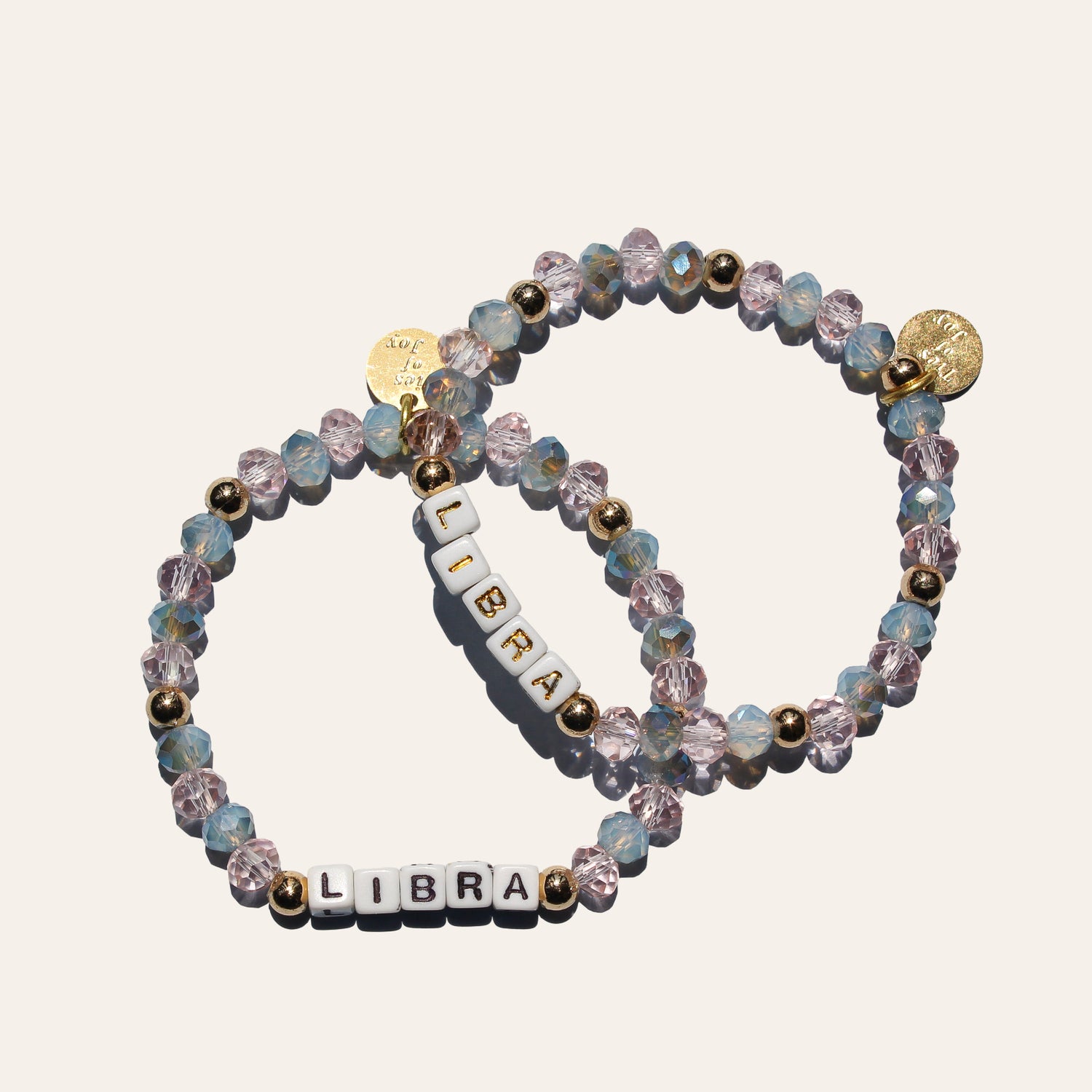 Libra - “Charmed Balance” Bracelet – Custom handmade beaded bracelet with personalized name or mantra. Perfect for gifting, self-expression, and meaningful everyday wear.