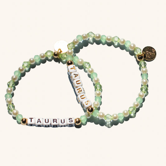Taurus - “Steady Soul” Bracelet – Custom handmade beaded bracelet with personalized name or mantra. Perfect for gifting, self-expression, and meaningful everyday wear.