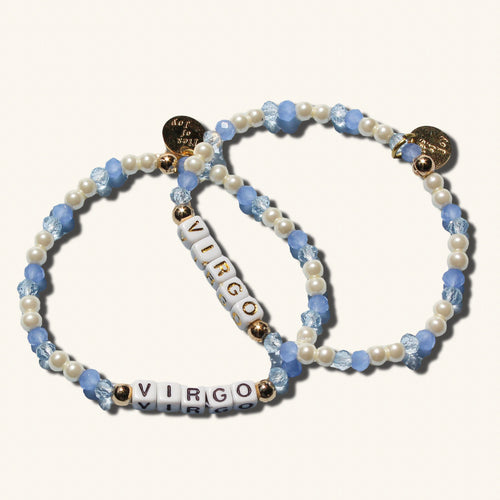 Virgo—“Divine Detail” Bracelet—Custom handmade beaded bracelet with personalized name or mantra. Perfect for gifting, self-expression, and meaningful everyday wear.
